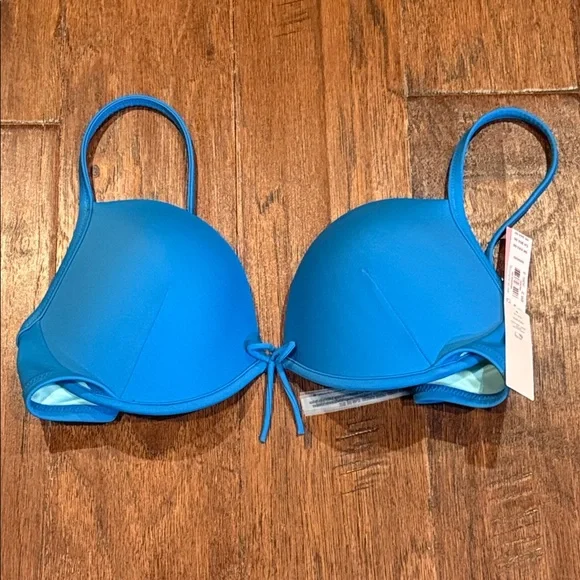 NWT! 32DDD Top SIZE SMALL Bottom Victoria's Secret Vibrant Blue Bikini - Picture 3 of 9